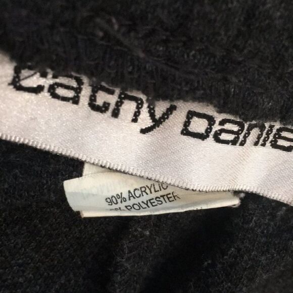 Cathy Daniels Women L Stretch High Waisted Pleated Crease Knit Pant - Picture 7 of 15